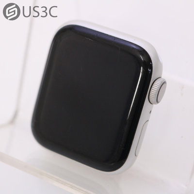 【US3C-高雄店】【一元起標】台灣公司貨 Apple Watch 4 40mm LTE版 銀色 鋁合金錶殼 智能穿戴 氣壓高度計 加速感測器 電子心率感測器