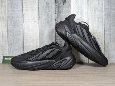 南◇2021 9月 Adidas OZELIA SHOES 運動鞋 H04250 黑 厚底 反光 麂皮 避震 運動慢跑鞋