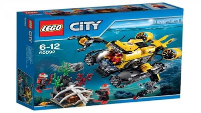 現貨-米米-LEGO 樂高 ~絕版品～現貨 City 城市系列 60092 深海探險