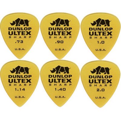 【旅行吉他專門店】DUNLOP ULTEX SHARP 犀牛 PICK 買5送1匹克彈片 公司貨 433R