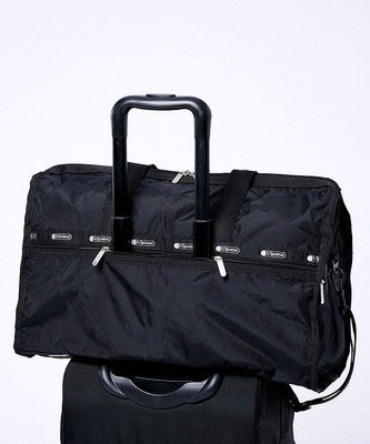 ♥ 小花日韓雜貨 ♥ -- lesportsac 4319 黑色款大號旅行袋出國出差行李包大型旅行袋