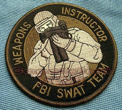 美國聯邦 特別行動小組 WEAPONS INSTRUCTOR教官 徽章/臂章