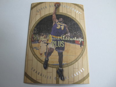 ~ Shaquille O'Neal ~ 名人堂 俠客.大白鯊.歐尼爾 NBA球員 金版 限量500張 特殊平行木頭卡