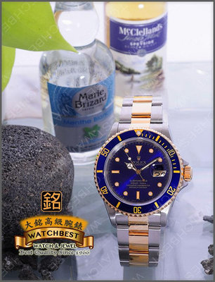 大銘腕錶 二手極新品 現貨 勞力士 ROLEX 藍水鬼 16613LB 40MM RX153033