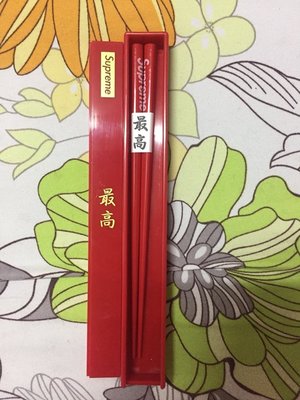 Supreme 17F/W Chopsticks Box Logo 筷子