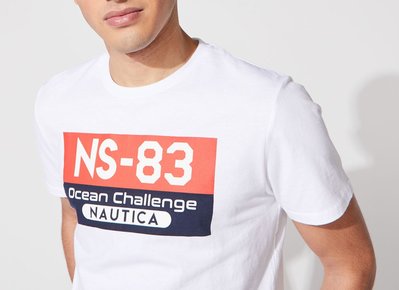 Nautica 短袖T恤【M】【L】【XL】亮白色 NS-83 OCEAN VR0127 全新 現貨