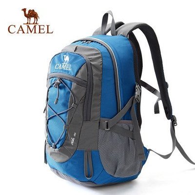 現貨 旅行背包CAMEL駱駝戶外雙肩背包男女款休閑徒步30L登山包