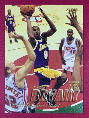 1997-98 Fleer #50 Kobe Bryant Los Angeles Lakers 2nd Year