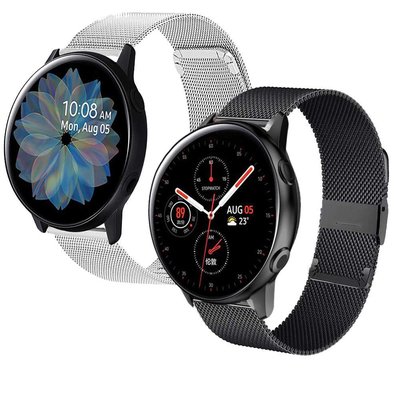 適用於 Samsung Galaxy watch active2 40mm 44mm 錶帶腕帶手鍊的 22mm 20mm