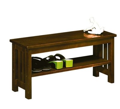[家事達] TMT 和風實木玄關椅　鞋架(TAR-316) ~ 特價
