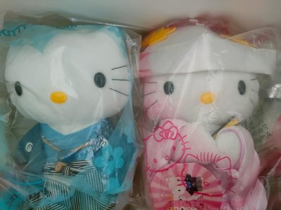 全新麥當勞Hello Kitty凱蒂貓結婚版娃娃 買一送一 不拆售 全新布偶新郎新娘, 婚紗版 東京之戀