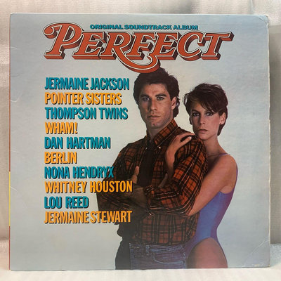 經典浪漫劇情電影-至善至美-二手電影原聲帶黑膠唱片 (美國首版）Perfect - Soundtrack Album Vinyl