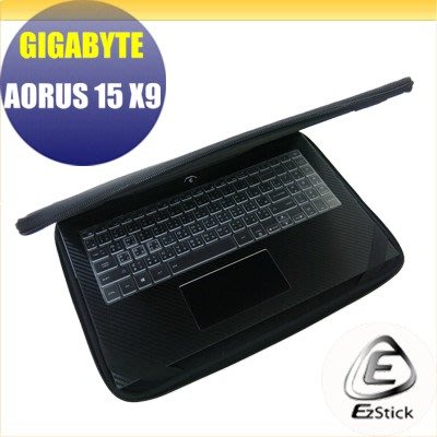 【Ezstick】GIGABYTE AORUS 15 X9 三合一超值防震包組 筆電包 組 (15W-S)