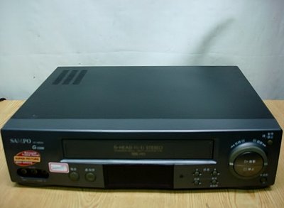 @【小劉2手家電】SAMPO 6磁頭 VHS錄放影機,VC-H8010型 ,不支援EP,故障機也可修理 !