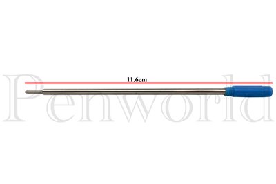 【Penworld】台灣製 CROSS高仕型 600NB原子筆芯1支 藍/黑