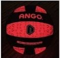 便宜運動器材 ANGO RV5AGNEON-KO黑/橘 LIGHT UP VOLLEYBALL第二代 發光排球 夜間打球