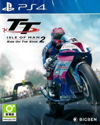 【全新未拆】PS4 曼島旅行者盃2 邊緣競速 曼島摩托車賽 機車 TT ISLE OF MAN 2 中文版 台中恐龍電玩