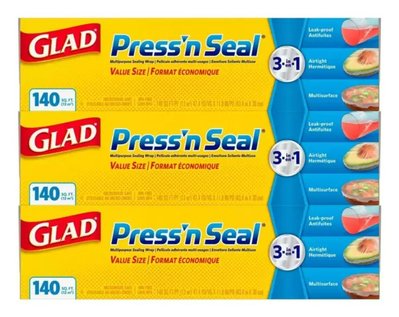 Costco好市多 線上商品代購《Glad Press’n Seal 強力保鮮膜 3入》