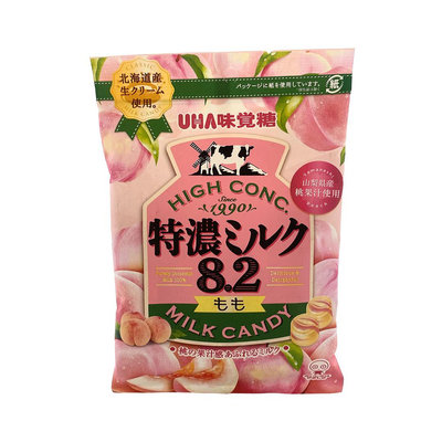 🇯🇵 日本 UHA 味覺糖 特濃8.2 水蜜桃風味 牛奶糖 67g