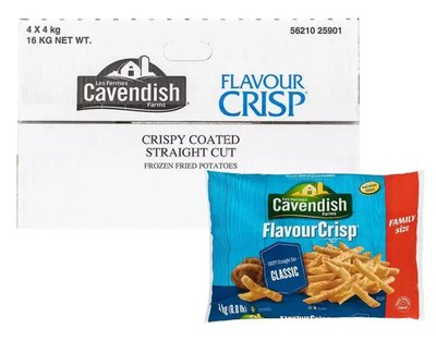 Costco Frozen好市多「線上」代購《Cavendish Farms 冷凍馬鈴薯條4公斤*兩組》#25258