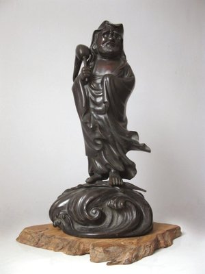 【Wabi Sabi】日式銅雕達摩*一葦度江達摩禪師