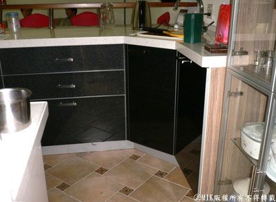 【MIK廚具 直營】我的PUB廚房㊣雙L實木吧台玻璃門板林內洗碗機歐化流理台
