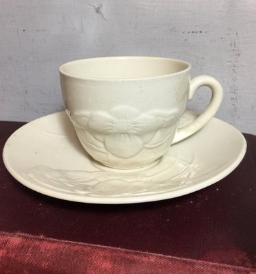 白明月藝術／古物雜貨店 西洋古董咖啡杯盤組 2個