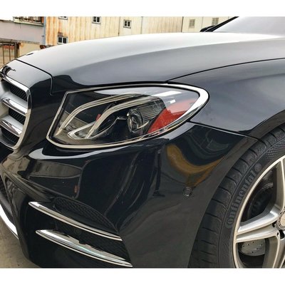 【JR佳睿精品】2016-UP Benz E W213 改裝 鍍鉻大燈框 前燈框 電鍍 飾條 裝飾 配件 台灣製