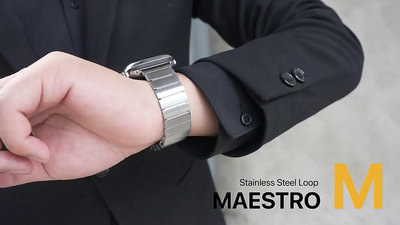 不銹鋼鍊適用蘋果apple watch8代手錶帶iwatch7腕帶新