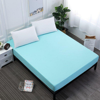 素色床包 藍色床單床墊罩 精細做工 超讚品質 永恆經典ER【潤虎百貨】