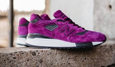 @ A - li 269 NEW BALANCE M998CM USA 美製 暗夜紫色 麂皮復古跑鞋