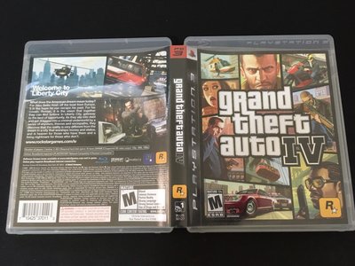 ．私人好貨．二手．PS3．早期 盒裝【俠盜獵車手 4 Grand Theft Auto】美版 中古光碟 電視遊樂器 主機
