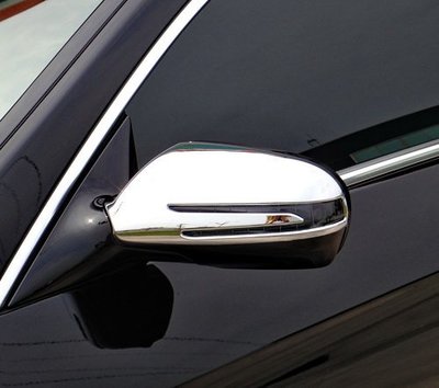 圓夢工廠 Benz 賓士 SL R230 08~12 SL500 SL600 SL550 改裝鍍鉻銀 後視鏡蓋 後照鏡蓋
