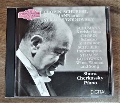 鍵盤魔術師(Nimbus)Schubert: 即興曲Op. 90; Schumann:克萊斯勒魂/ Cherkassky