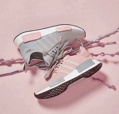 Adidas Nmd R1 Grey/Pink 灰粉 女神款 歐洲限定配色 BY3058