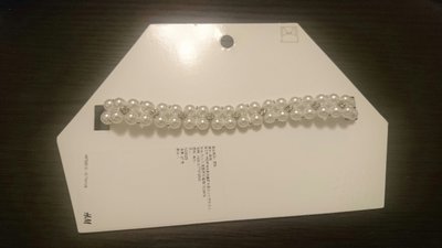 【H&amp;M】韓風甜美宮廷晚宴貴氣公主風珍珠碎鑽頸鍊款項鍊-搭配小洋裝晚禮服