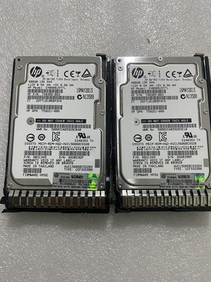 HP 759548-001 600G 15K SAS 12G 2.5寸 759212-B21 拆機原裝硬碟