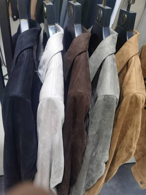 【熱賣精選】加厚外套男 清倉樣衣特價麂皮絨夾克男裝全新超值正常售價在400以上