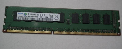 純ECC DIMM ddr3-1333 2g pc3-10600e三星2gb記憶體samsung桌機1rx8工作站