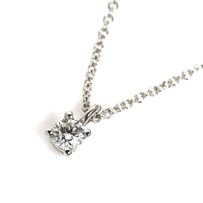 [熱門商品] Tiffany Solitaire Diamond 單鑽 墜鍊 0.12ct