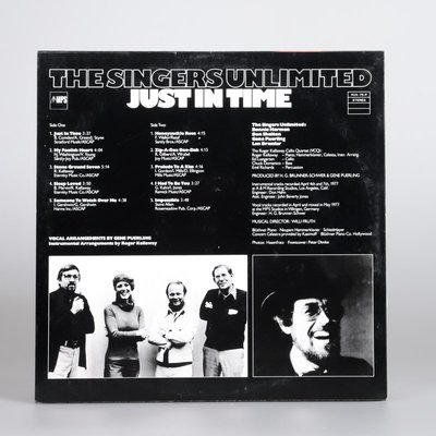 黑膠唱片12寸LP 爵士The Singers Unlimited - Just In Time 二手~特價