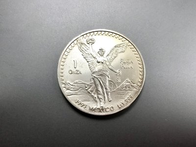 墨西哥聯邦 1993年 一盎司鷹揚銀幣