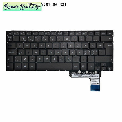 電腦零件華碩 UX303L UX303 U303L UX303LN u3000u筆記本鍵盤C殼背光筆電配件