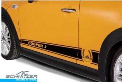 【樂駒】AC Schnitzer MINI Cooper F56 車身貼紙組 精品 薄膜 LOGO