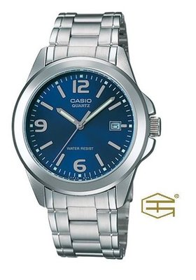 【天龜 】CASIO 時尚藍 經典 日期石英錶 MTP-1215A-2A