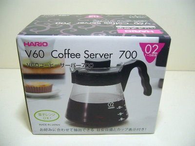 【88商鋪】日本Hario(V60)VCS-02B 微波耐熱壼/咖啡壺/花茶壺700ml  (濾掛咖啡,咖啡器具,掛耳咖
