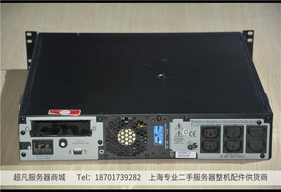 電腦零件APC SURT2000UXICH 機架式UPS不間斷電源48v內外置電池2KVA 1.4KW筆電配件