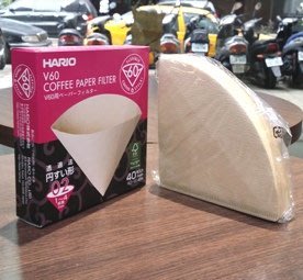 【北極海咖啡@板橋】Tiamo/Hario/寶馬牌  無漂白(雙人份，錐形)咖啡濾紙40張盒裝.