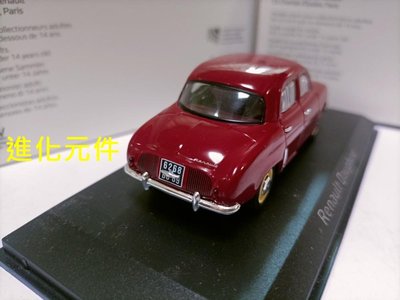 諾威爾 Norev 1 43 雷諾合金汽車模型Renault Dauphine 1961 紅色