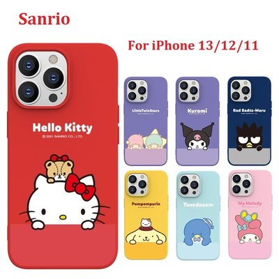 原裝 Sanrio Hello Kitty My Melody 液體矽膠套, 適用於 iPhone 13 / 13 Pr